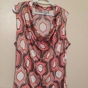 Worthington sleeveless cowl neck